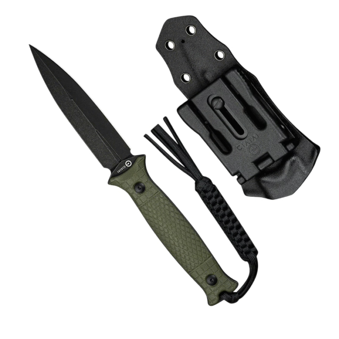CIVIVI Perfrico   Milled OD Green G10 Handle Black Stonewashe d 14C28N Blade Model: C23026-2 - Image 2