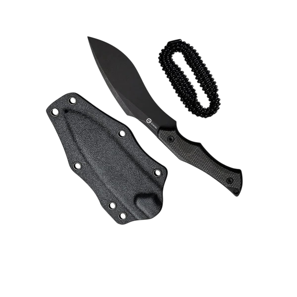 CIVIV Vaquita II Dark Green Canvas Micarta Handle Black Stonewashe d Nitro-V Blade Model C047C-3 - Image 2