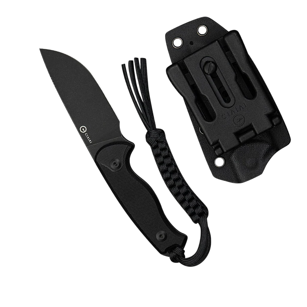 CIVIVI  Timberbark  Black G10 Handle Black Stonewashe d 14C28N Blade Model:C23094-1 - Image 2
