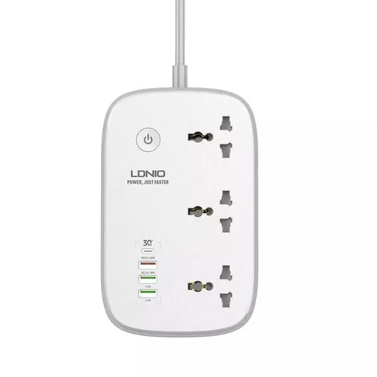 LDNIO Wi-Fi Smart Power Strip 3 AC Jacks 4 USB. Model : SCW3451 - Image 2