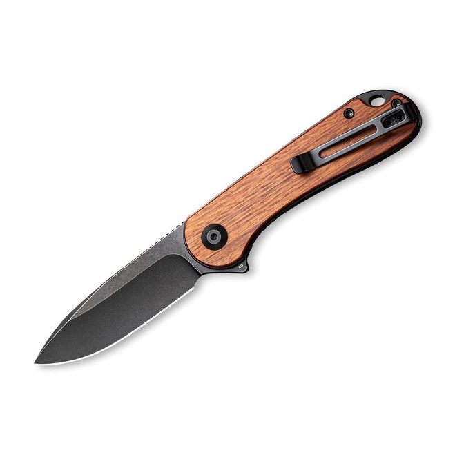Civivi Elementu m Cuibourtia Wood Handle Black Stonewashe d D2 Blade Model : C907U - Image 3