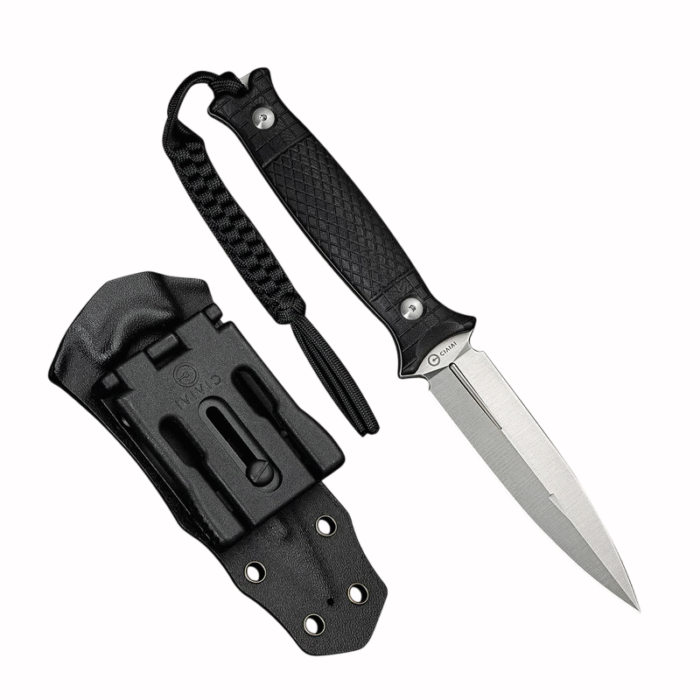 CIVIVI Perfrico Milled Black G10 Handle Satin Finished 14C28N Blade  Model: C23026-1 - Image 3