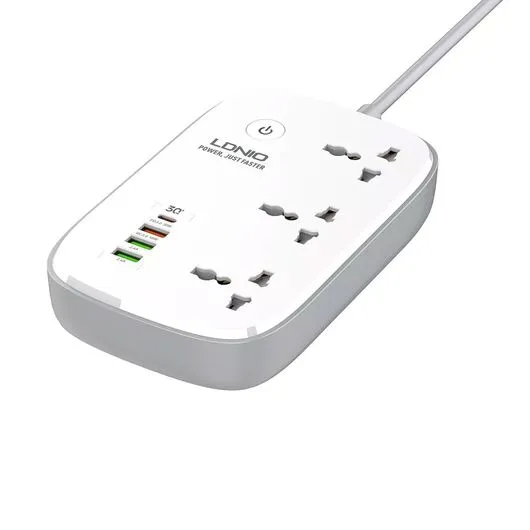 LDNIO Wi-Fi Smart Power Strip 3 AC Jacks 4 USB. Model : SCW3451