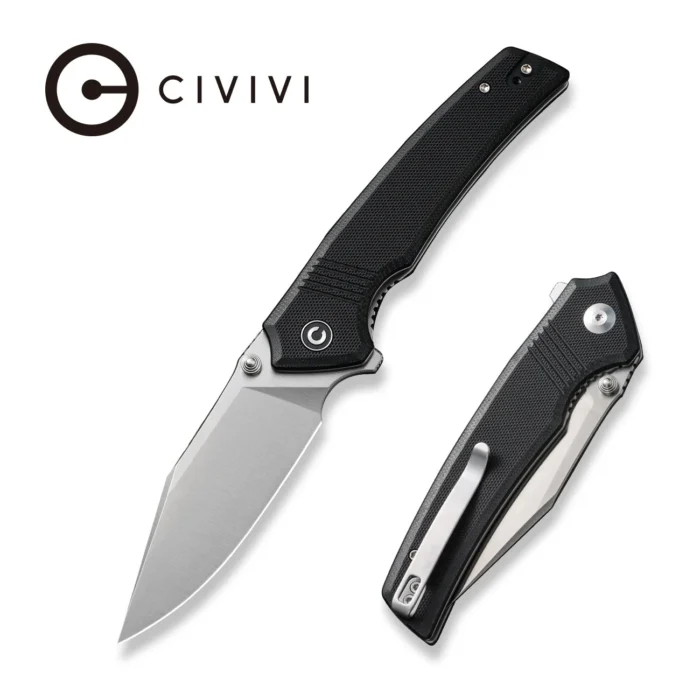 CIVIVI Discontinued  Tranquil  Black G10 Handle Satin Finished 14C28N Blade Model : C23027-1