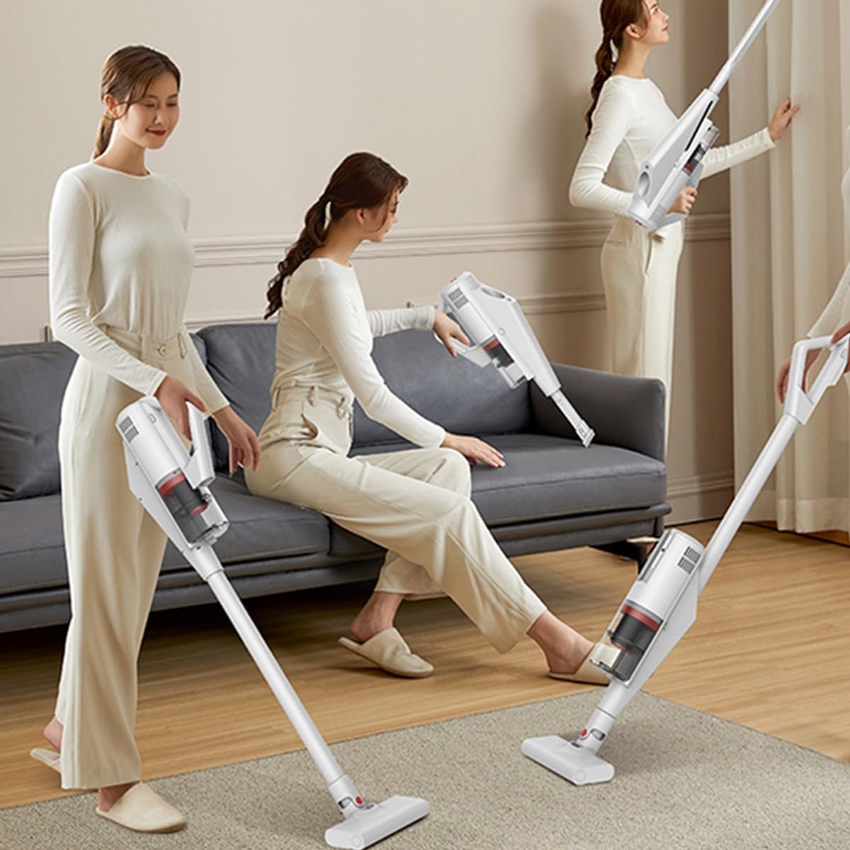 Deerma Vacuum Cleaner White. Model : DX888 - Image 9