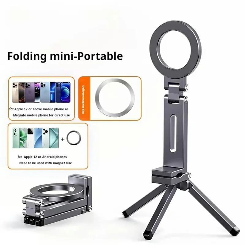 Cell Phone Stand Magnetic Color. Grey Model: E01S - Image 5