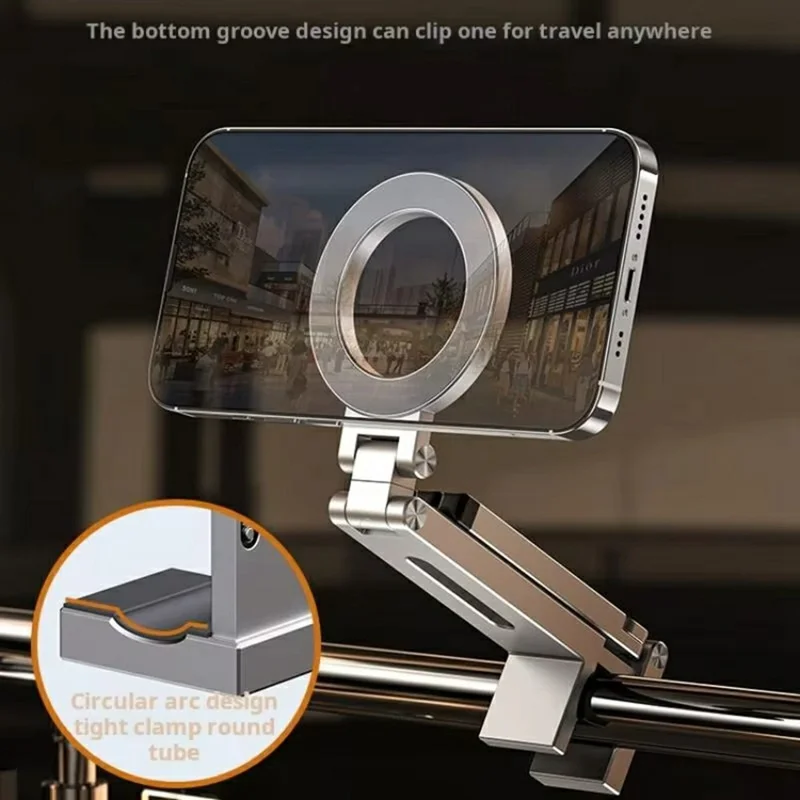 Cell Phone Stand Magnetic Color. Grey Model: E01S - Image 3