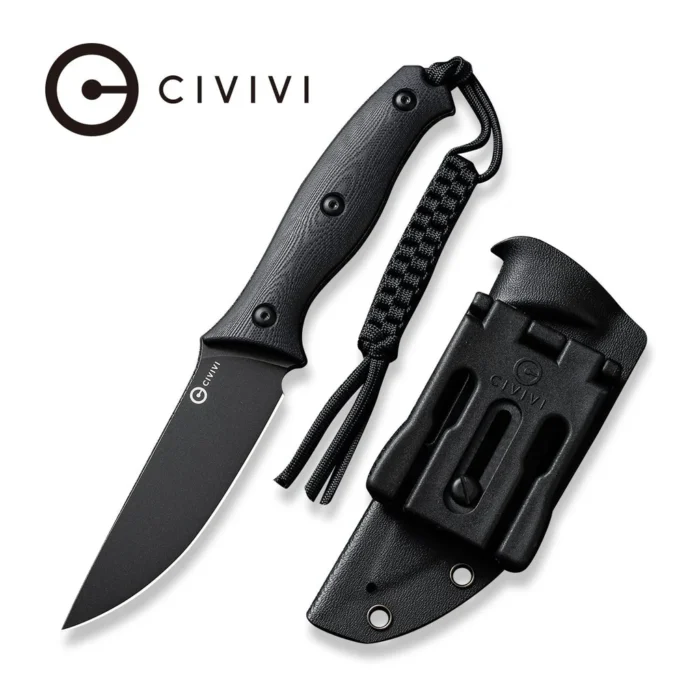 CIVIVI  Stormridge  Black G10 Handle Black Stonewashe d Nitro-V Blade Model: C23041-1