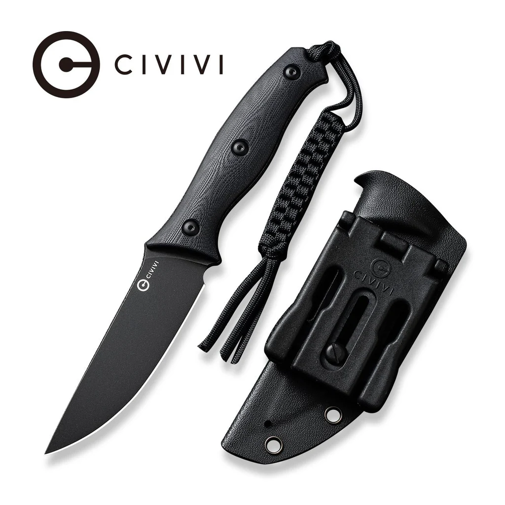 CIVIVI  Stormridge  Black G10 Handle Black Stonewashe d Nitro-V Blade Model: C23041-1