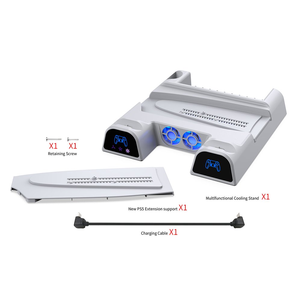 Dobe Multifunctional Cooling Charging Dock For P-5/New P-5. Model : TP5-3532B White - Image 5
