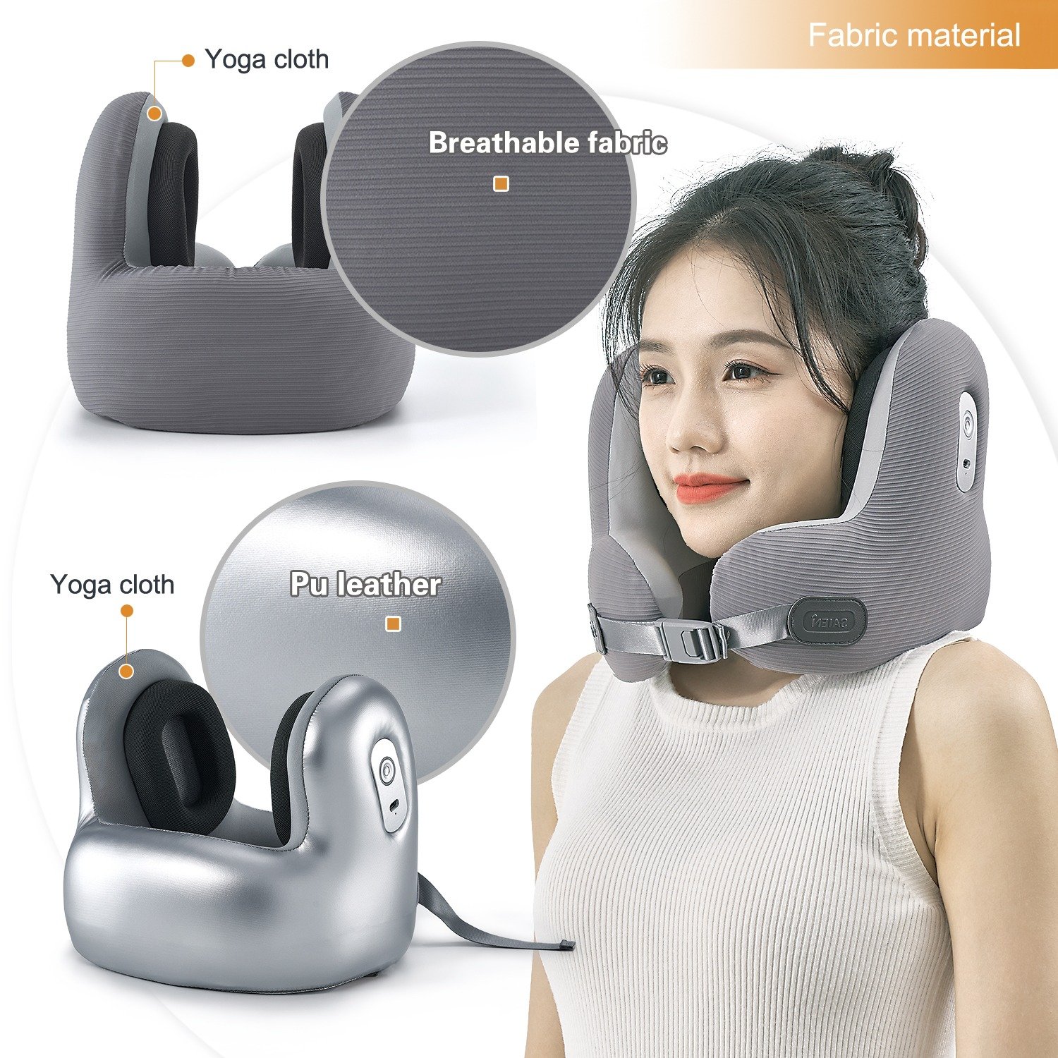 Saien Bluetooth Noise Reduction Music Pillow. Model : SN-FC784 - Image 3