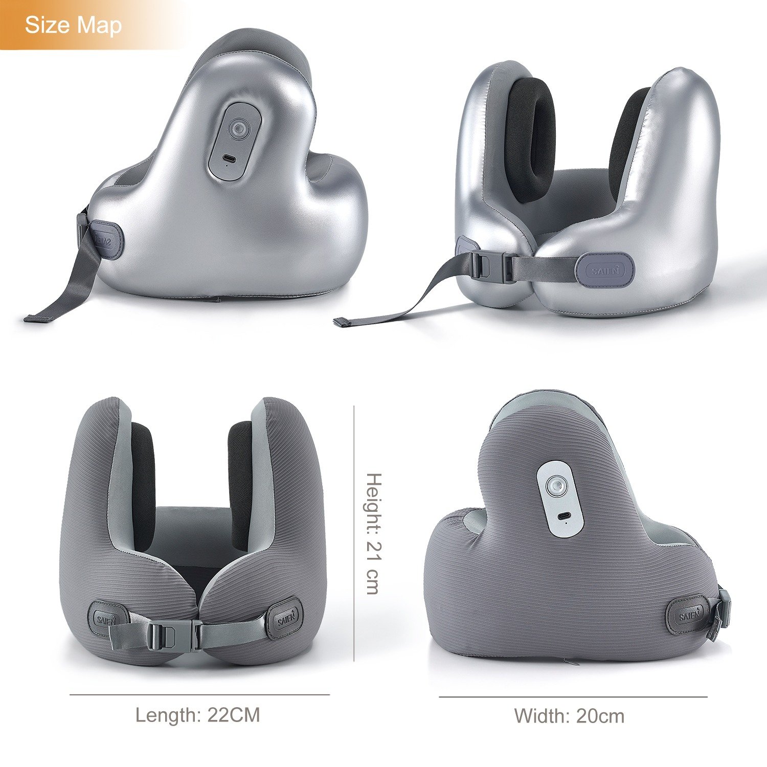 Saien Bluetooth Noise Reduction Music Pillow. Model : SN-FC784 - Image 2