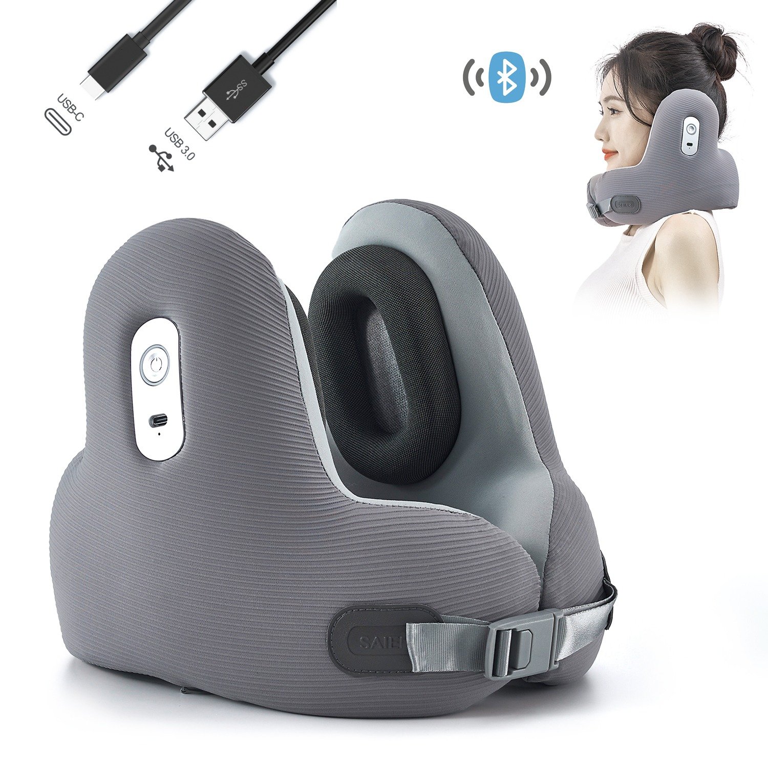 Saien Bluetooth Noise Reduction Music Pillow. Model : SN-FC784
