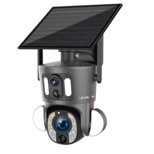 Hal Wireless WIFI 20X Solar Smart Dual Camera 4K Ultra Model: ABT-S20L-20X-W
