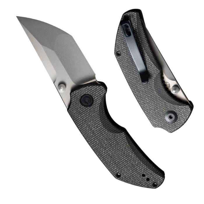 CIVIVI Thug 2 Dark Green Micarta Handle Silver Bead Blasted Nitro-V Blade Model: C20028C-3 - Image 2