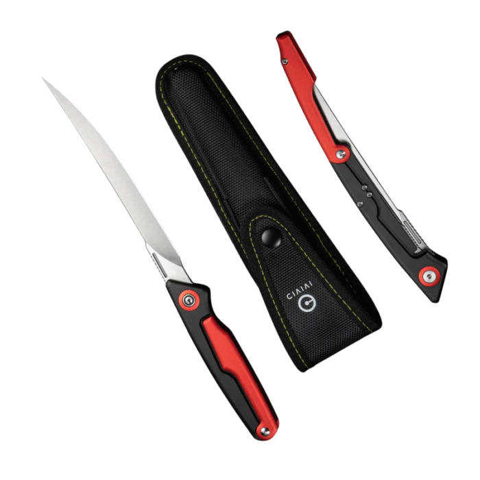CIVIVI Shawka Black And Red Aluminum Handle Satin Finished 14C28N  Blade Model: C22029B-1 - Image 2