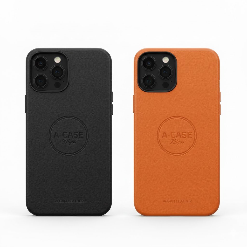 A- Case Kilyos Vegan Leather Case I Phone Model: 17 PRO / 6.3"