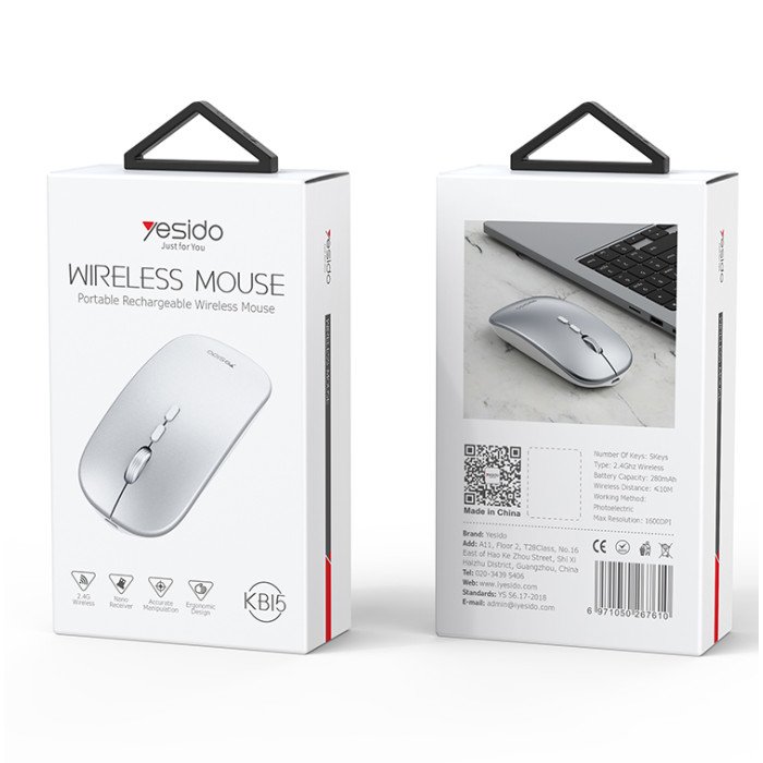 Yesido Wireless Mouse. Model : KB15 - Image 5