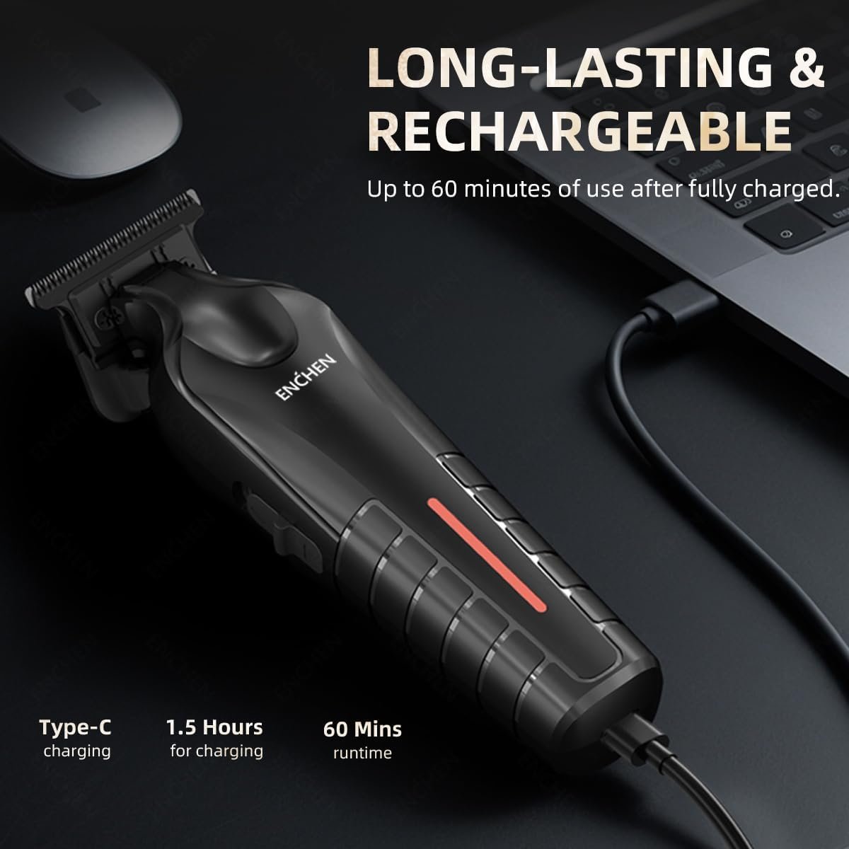 ENCHEN Sharp 6 Trimmer ENCHEN Sharp 6 Cordless T-Blade - Image 6