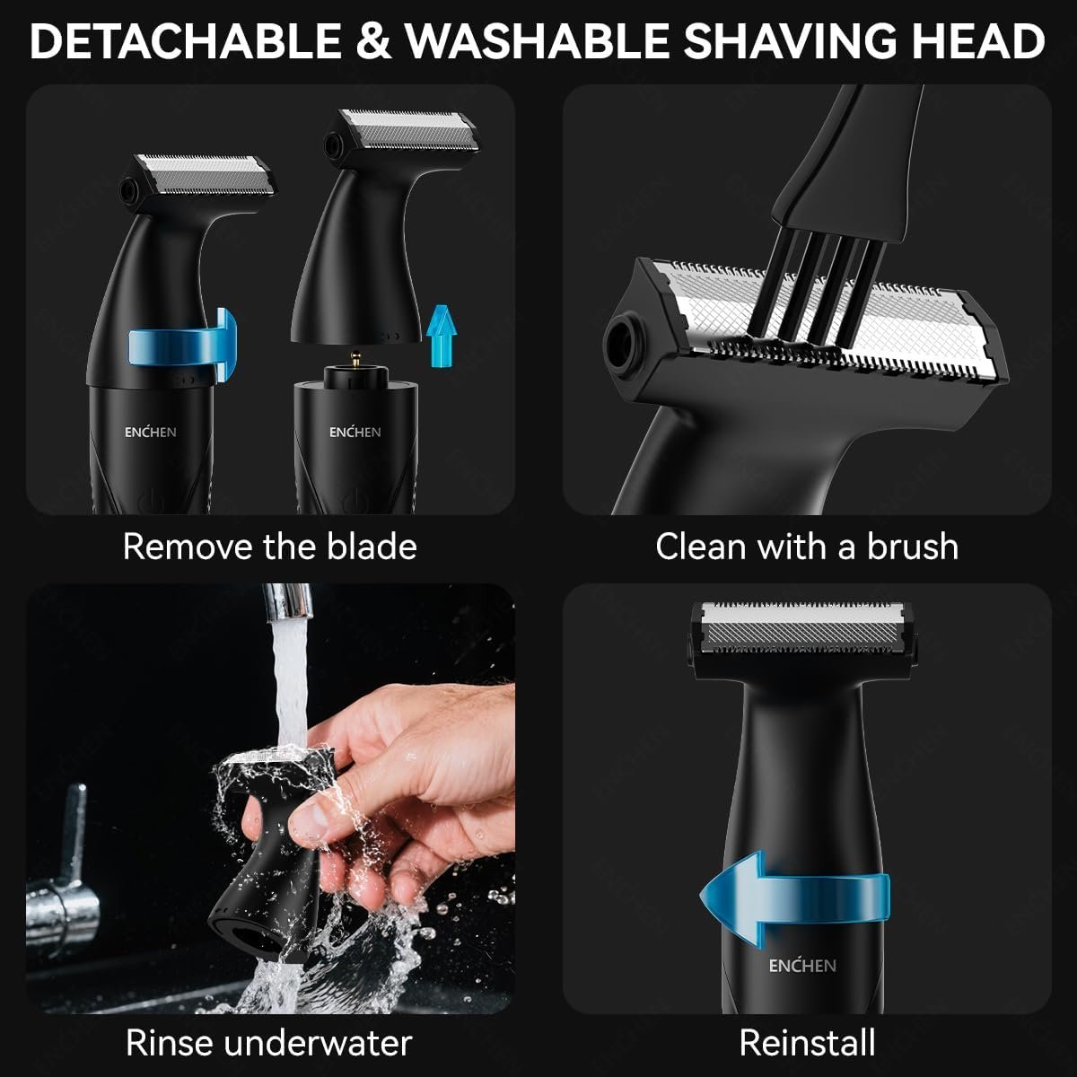 Enchen Body Hair Trimmer ENCHEN Body Hair Trimmer Spark 5 - Image 3