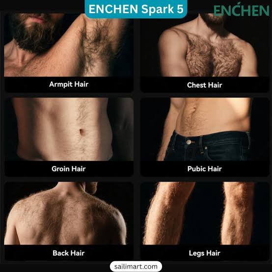 Enchen Body Hair Trimmer ENCHEN Body Hair Trimmer Spark 5 - Image 8