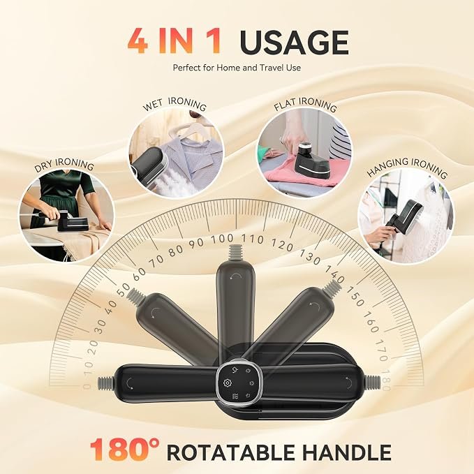 Hal Steam Iron Rotatable Garment Steamer Model : R-810 - Image 12