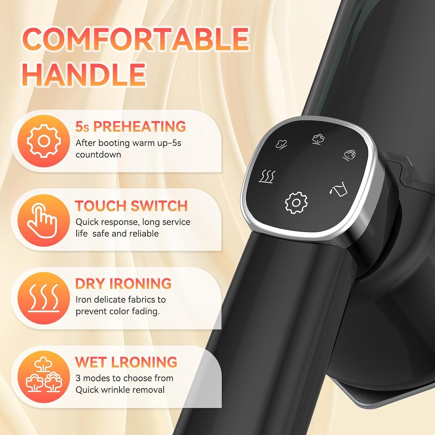 Hal Steam Iron Rotatable Garment Steamer Model : R-810 - Image 10