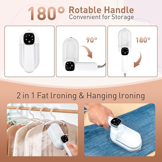 Hal Steam Iron Rotatable Garment Steamer Model : R-810 - Image 7
