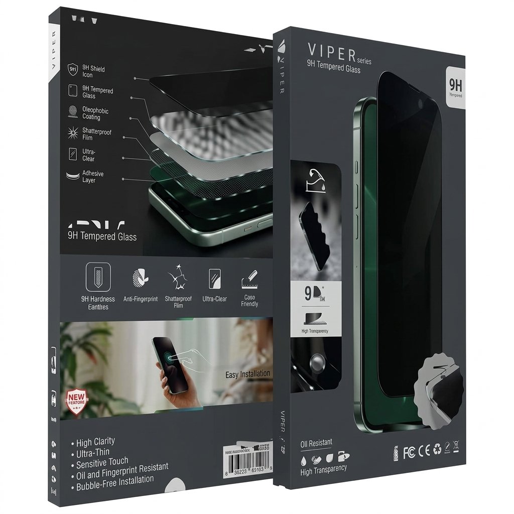 Levelo ArmorX 3D 9H Screen Protector For iPhone 18 Pro Max - Clear :LVLARMORX3DSP18PMCL - Image 2